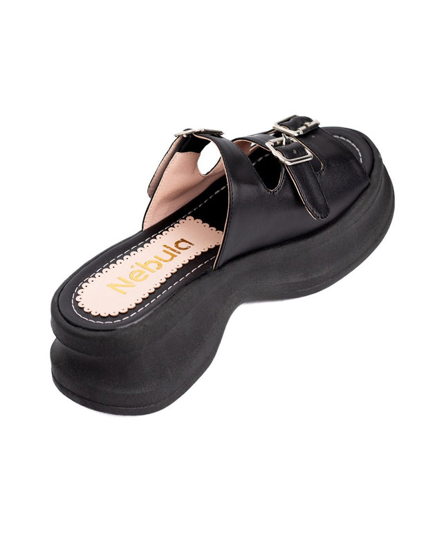 Sandalia Milusa - Negro - Tienda Nébula