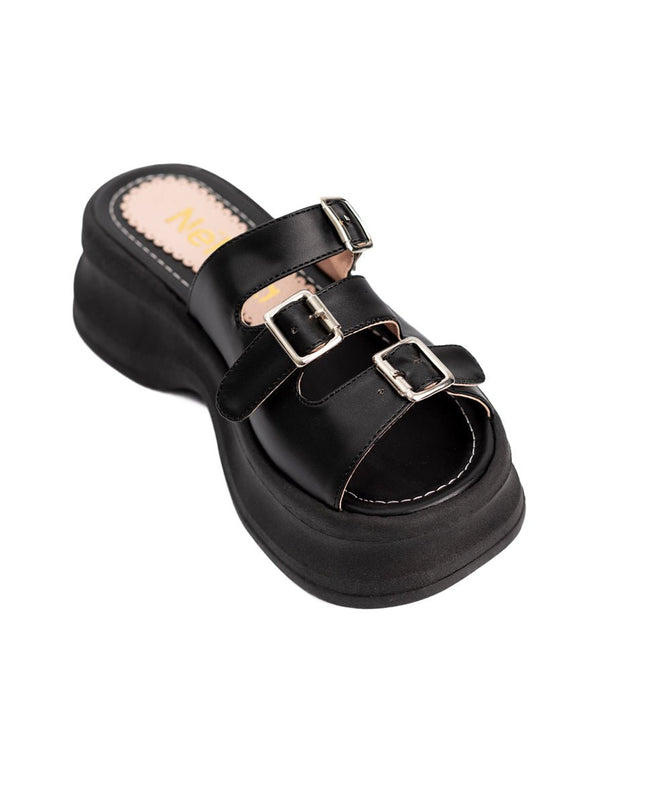 Sandalia Milusa - Negro - Tienda Nébula