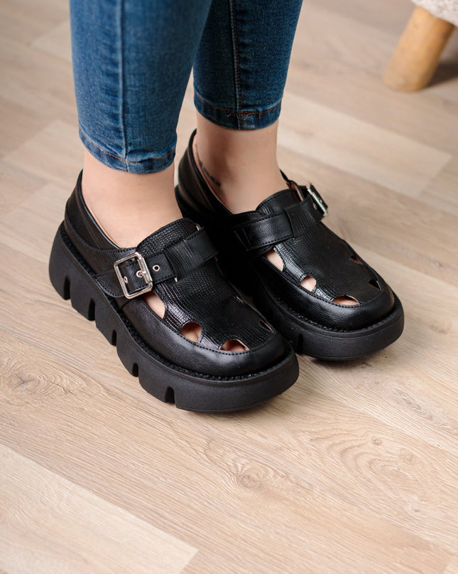 Sandalia Motiv - Negro - Tienda Nébula