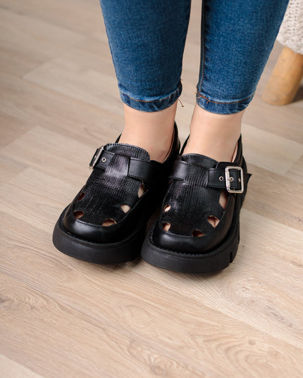 Sandalia Motiv - Negro - Tienda Nébula
