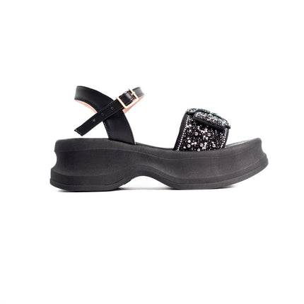 Sandalia Nayden - Negro - Tienda Nébula