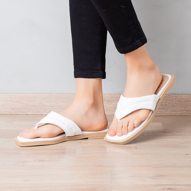 Sandalia Nicole - Blanco - Tienda Nébula