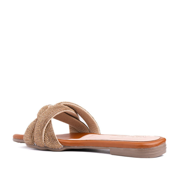 Sandalia Nicoleta - Camel - Tienda Nébula