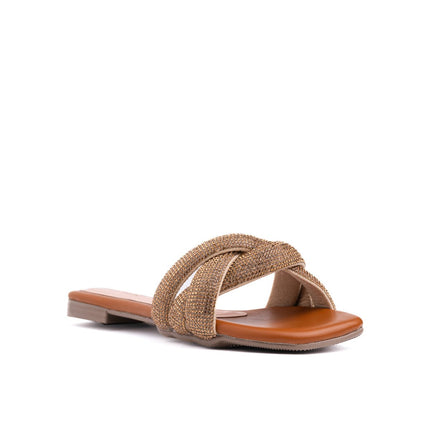 Sandalia Nicoleta - Camel - Tienda Nébula