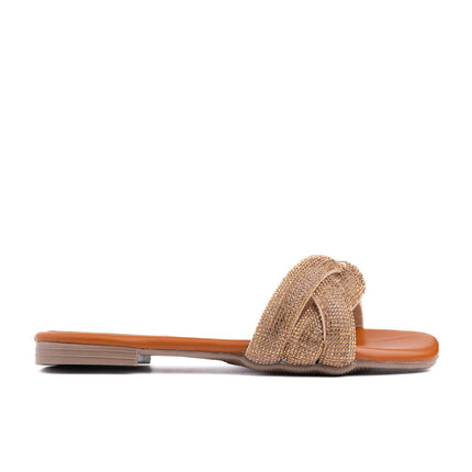 Sandalia Nicoleta - Camel - Tienda Nébula