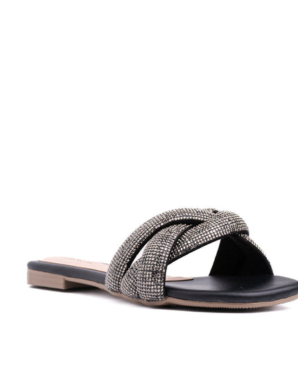 Sandalia Nicoleta - Negro 2 - Tienda Nébula