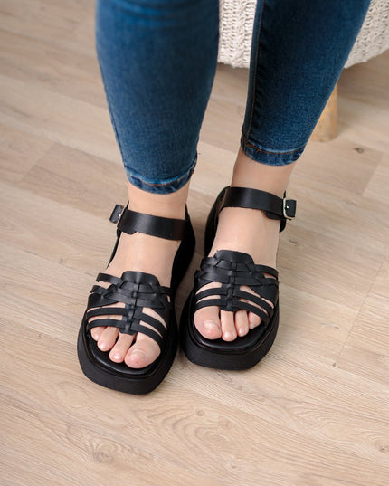 Sandalia Nuriah - Negro - Tienda Nébula