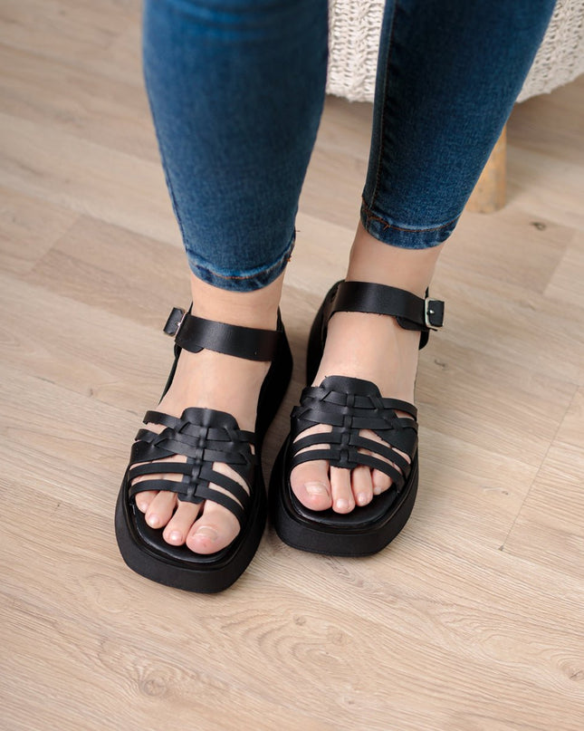 Sandalia Nuriah - Negro - Tienda Nébula