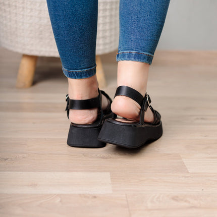 Sandalia Nuriah - Negro - Tienda Nébula