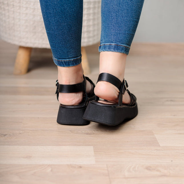 Sandalia Nuriah - Negro - Tienda Nébula