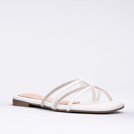 Sandalia Oana - Blanco - Tienda Nébula