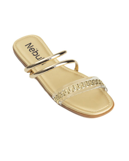 Sandalia Paloma - Dorado - Tienda Nébula