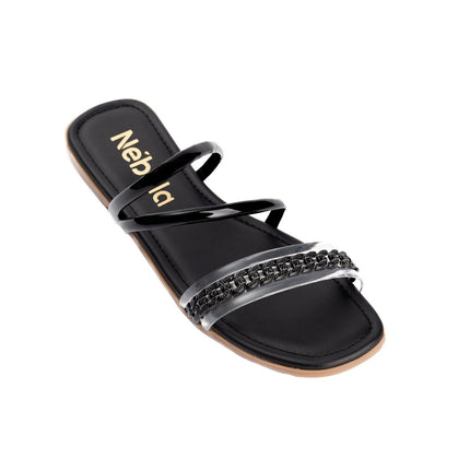 Sandalia Paloma - Negro - Tienda Nébula