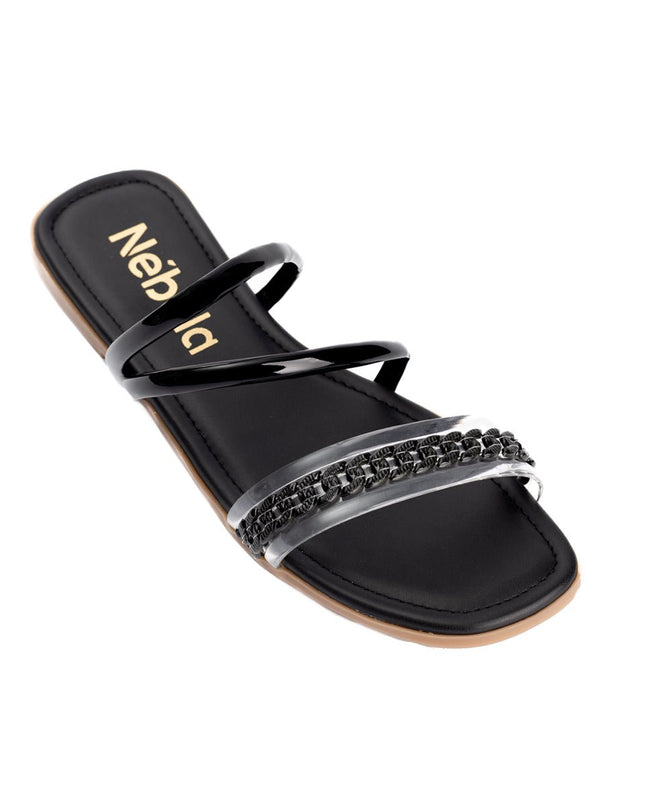 Sandalia Paloma - Negro - Tienda Nébula
