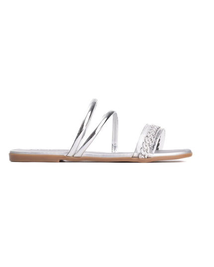 Sandalia Paloma - Plateado - Tienda Nébula