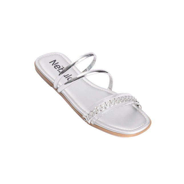 Sandalia Paloma - Plateado - Tienda Nébula