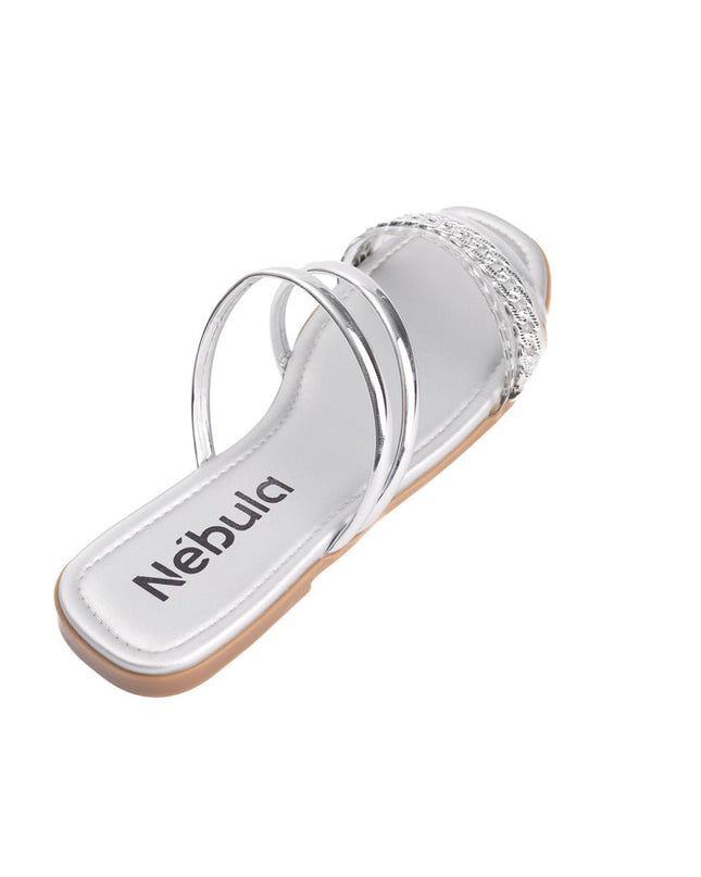 Sandalia Paloma - Plateado - Tienda Nébula