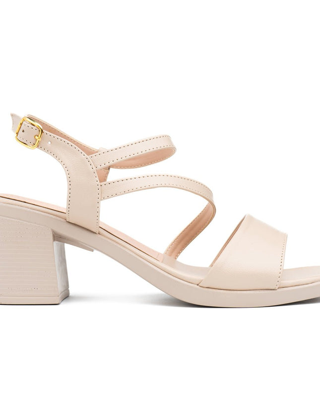 Sandalia Pardo - Beige - Tienda Nébula