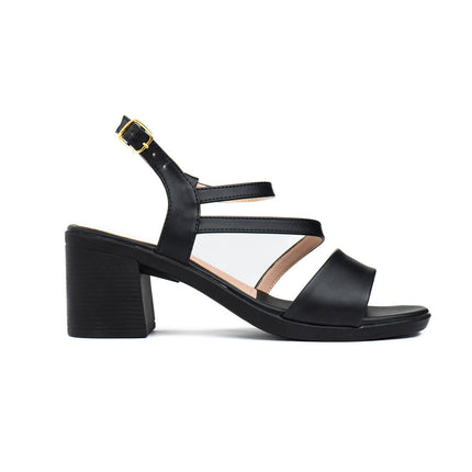 Sandalia Pardo - Negro - Tienda Nébula