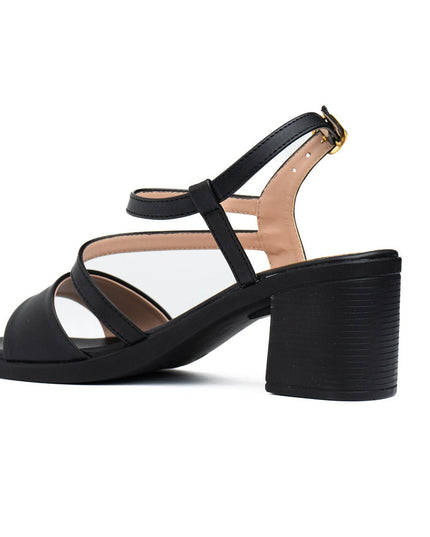 Sandalia Pardo - Negro - Tienda Nébula