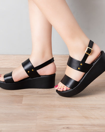 Sandalia Peves - Negro - Tienda Nébula