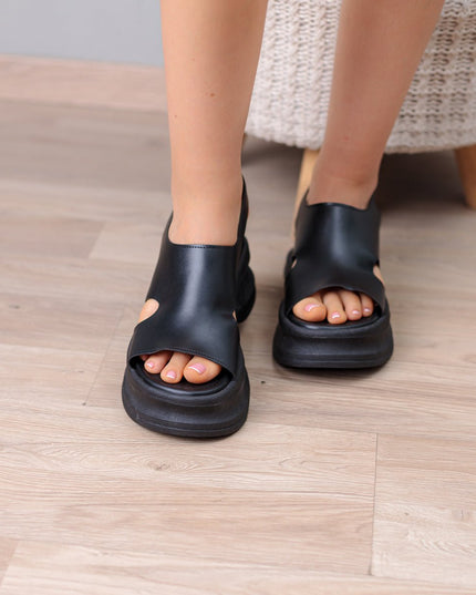 Sandalia Rebek - Negro - Tienda Nébula
