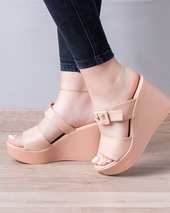 Sandalia Reichel - Nude - Tienda Nébula