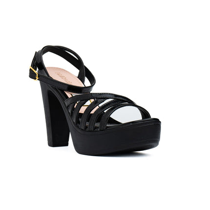 Sandalia Roxany - Negro Charol - Tienda Nébula