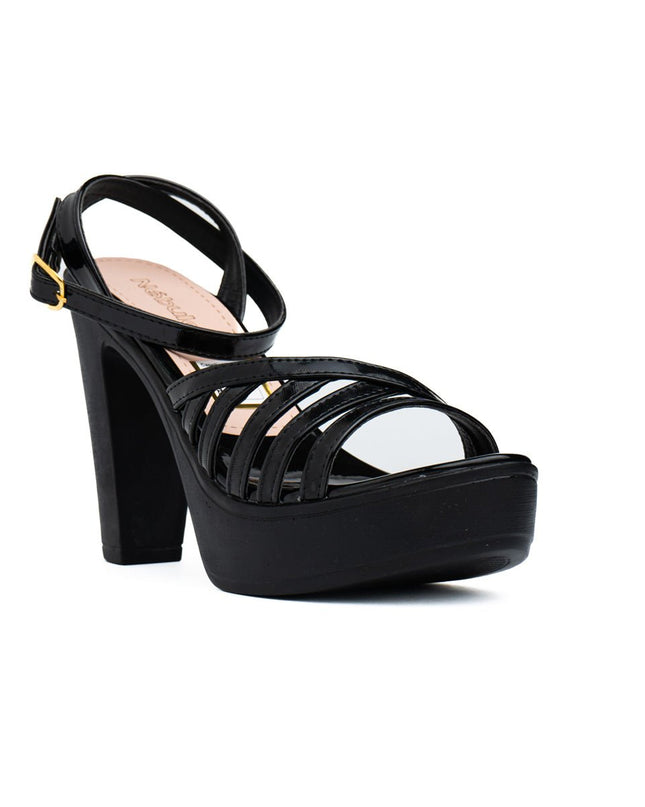 Sandalia Roxany - Negro Charol - Tienda Nébula