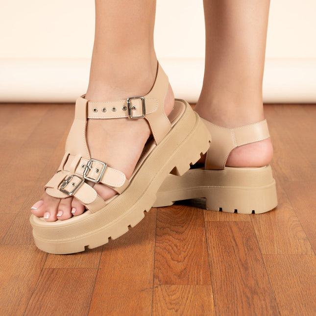 Sandalia San Andres 2.0 - Beige - Tienda Nébula