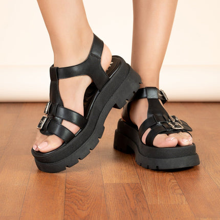 Sandalia San Andres 2.0 - Negro - Tienda Nébula