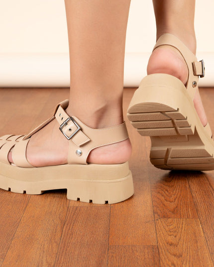 Sandalia Santa Marta 2.0 - Beige - Tienda Nébula