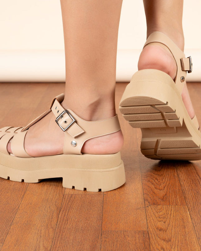 Sandalia Santa Marta 2.0 - Beige - Tienda Nébula