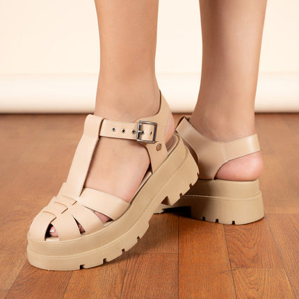 Sandalia Santa Marta 2.0 - Beige - Tienda Nébula