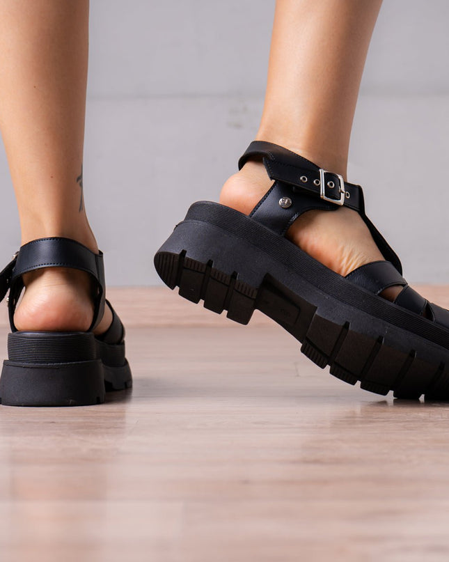 Sandalia Santa Marta 2.0 - Negro - Tienda Nébula