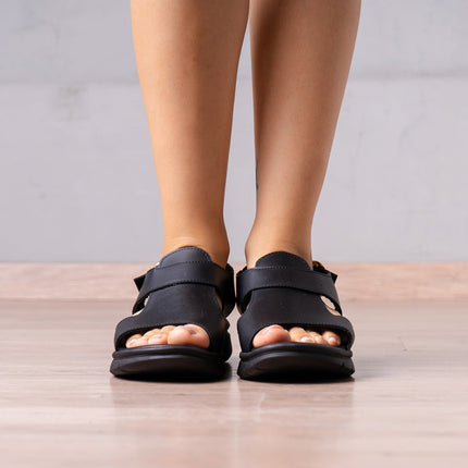 Sandalia Shuber 2.0 - Negro - Tienda Nébula