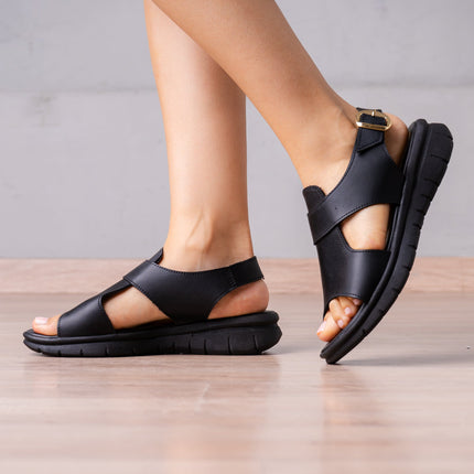Sandalia Shuber 2.0 - Negro - Tienda Nébula