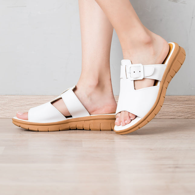 Sandalia Shuber - Blanco - Tienda Nébula