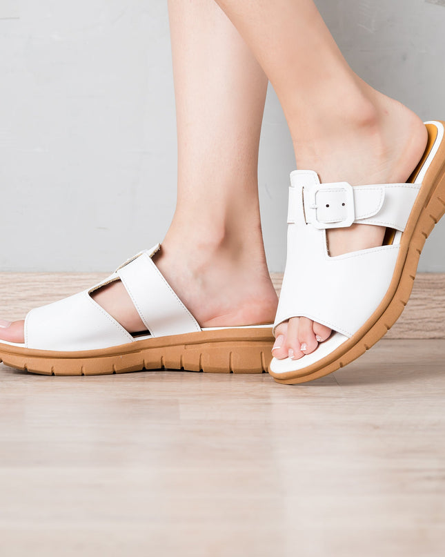 Sandalia Shuber - Blanco - Tienda Nébula