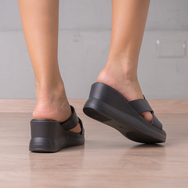 Sandalia Sixers - Negro - Tienda Nébula