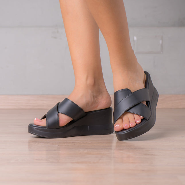 Sandalia Sixers - Negro - Tienda Nébula