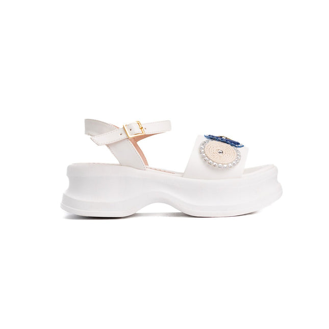 Sandalia Snezana - Blanco - Tienda Nébula