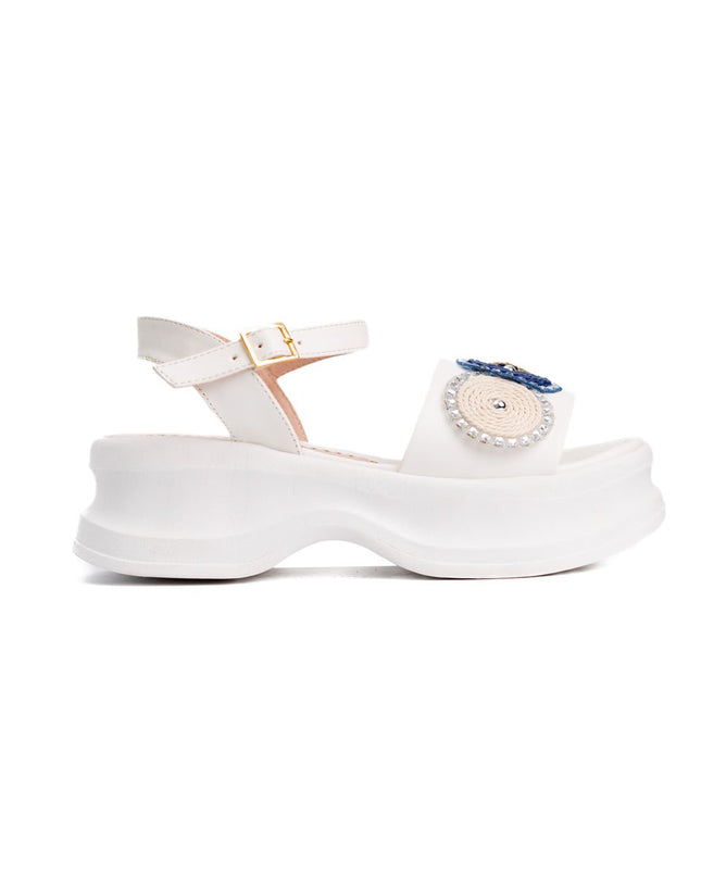 Sandalia Snezana - Blanco - Tienda Nébula