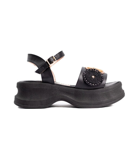 Sandalia Snezana - Negro - Tienda Nébula