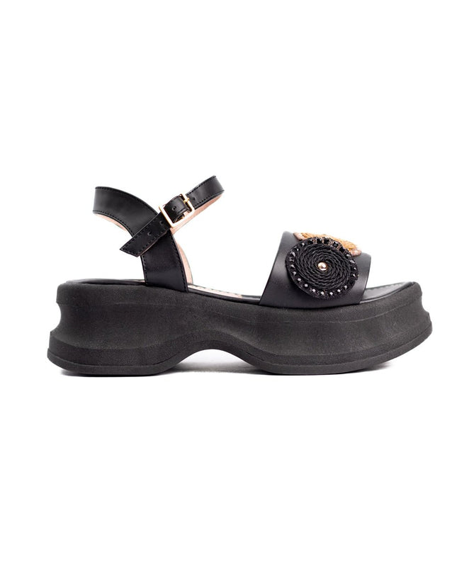Sandalia Snezana - Negro - Tienda Nébula