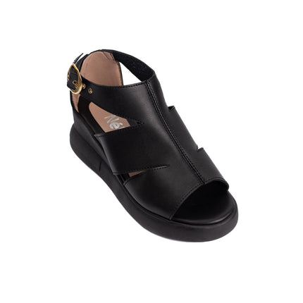 Sandalia Squilazi - Negro - Tienda Nébula