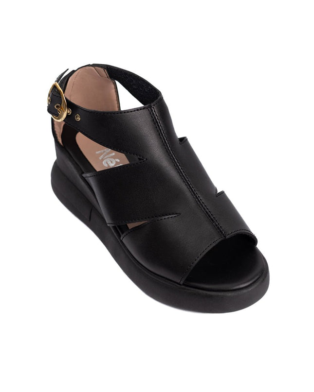 Sandalia Squilazi - Negro - Tienda Nébula