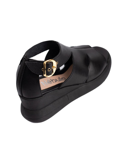 Sandalia Squilazi - Negro - Tienda Nébula