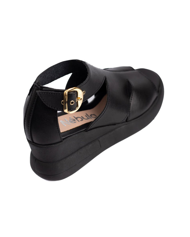 Sandalia Squilazi - Negro - Tienda Nébula