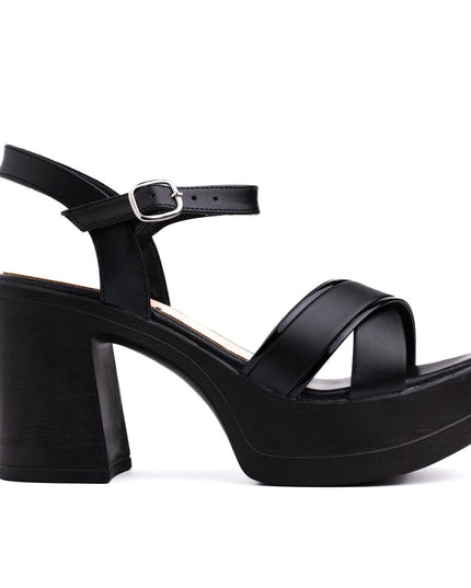 Sandalia Sthuani - Negro - Tienda Nébula